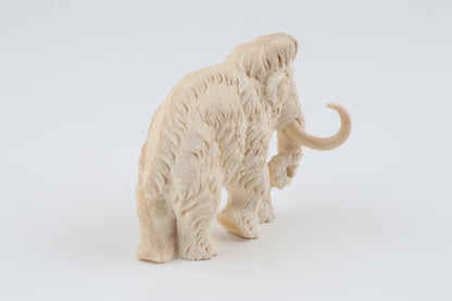 Carved woolly mammoth figurine
