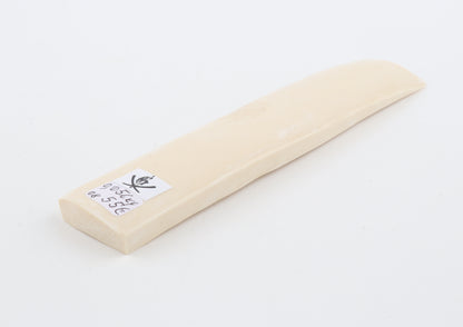 White mammoth ivory segment