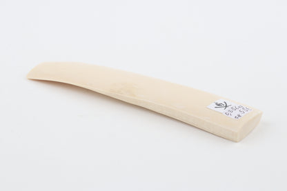 White mammoth ivory segment