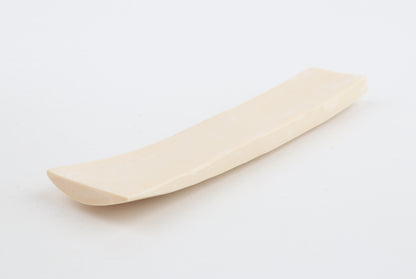 White mammoth ivory segment