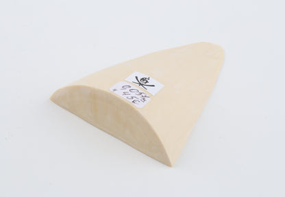 White mammoth ivory piece