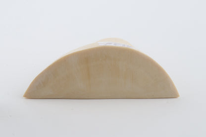 White mammoth ivory piece
