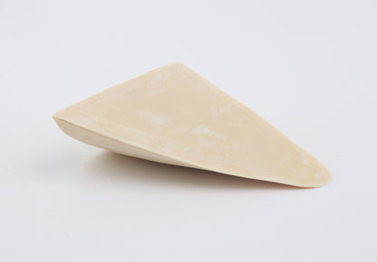 White mammoth ivory piece