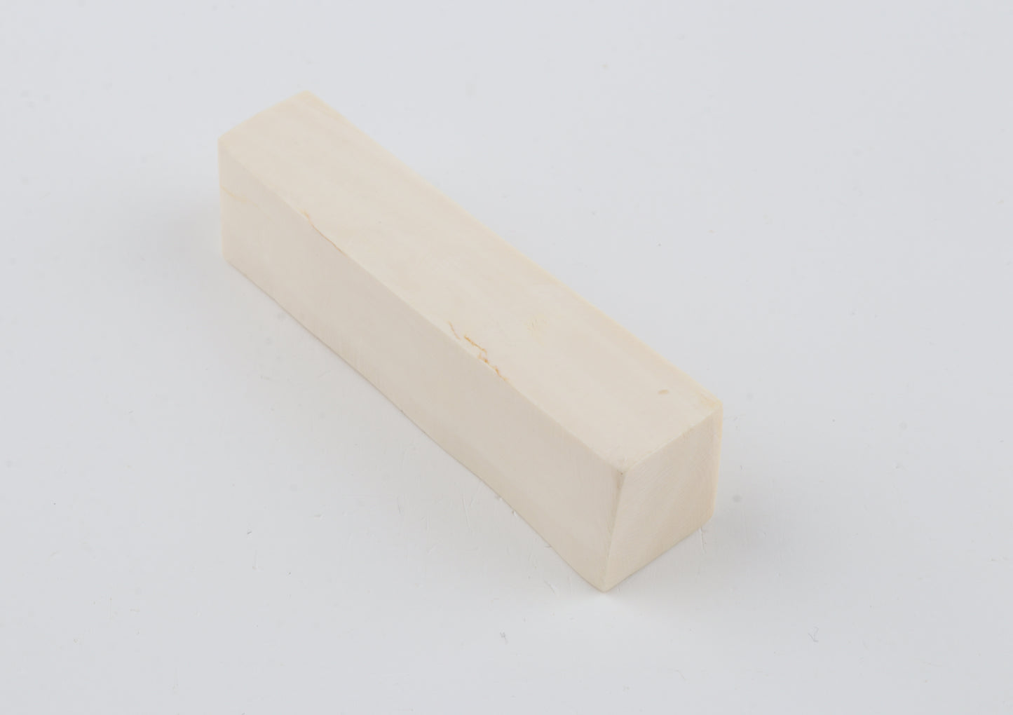 White mammoth ivory segment