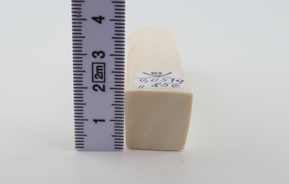 White mammoth ivory segment