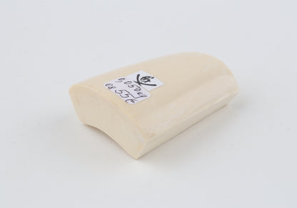 White mammoth ivory segment