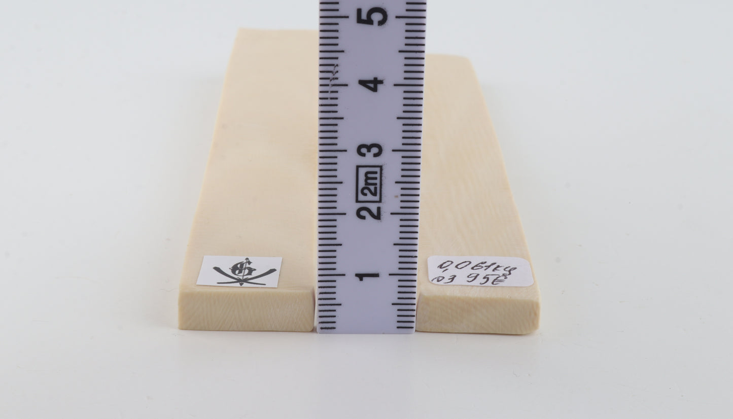 White mammoth ivory scales