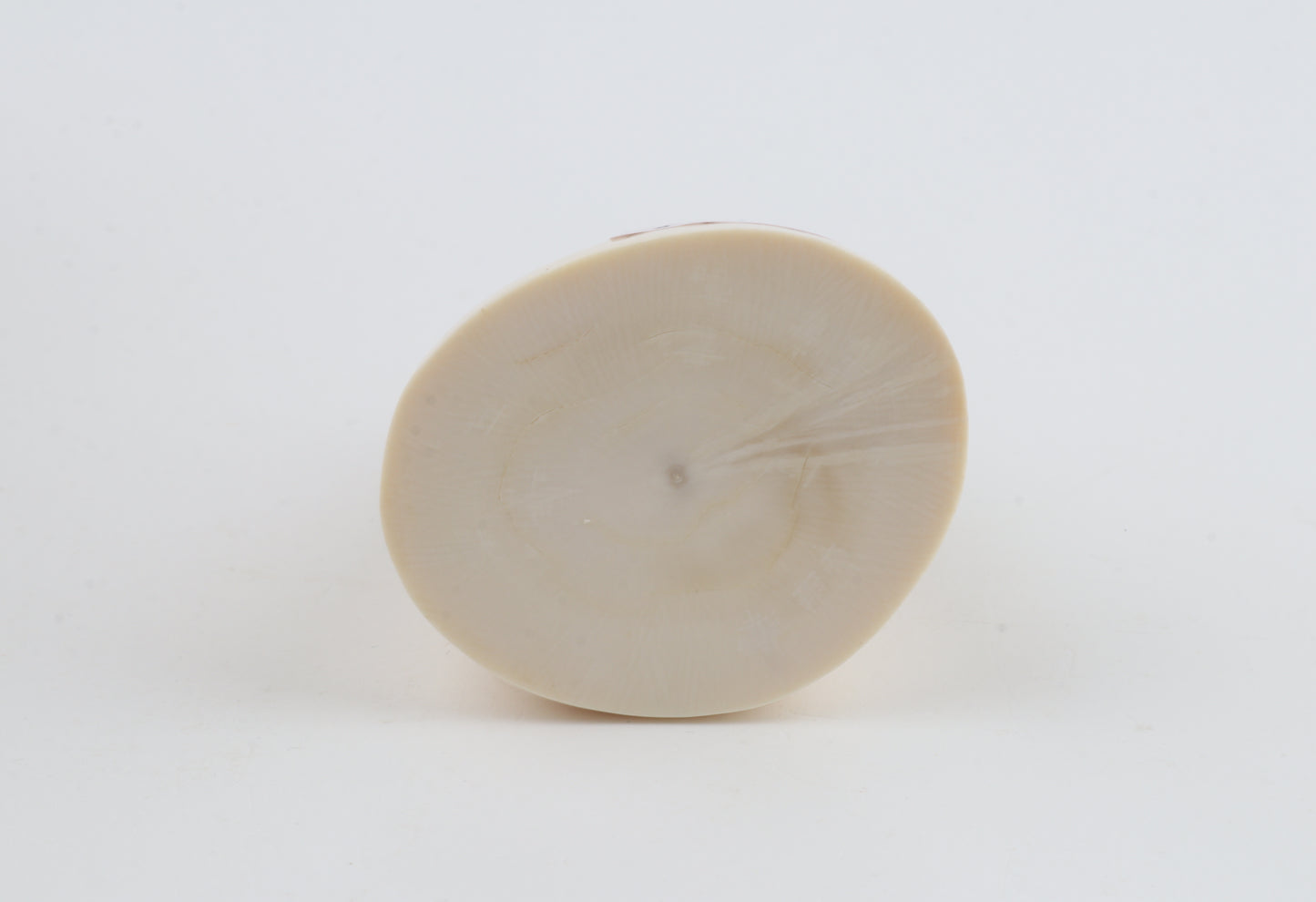 Round mammoth tusk piece