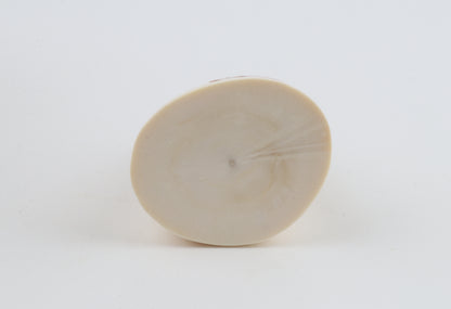 Round mammoth tusk piece