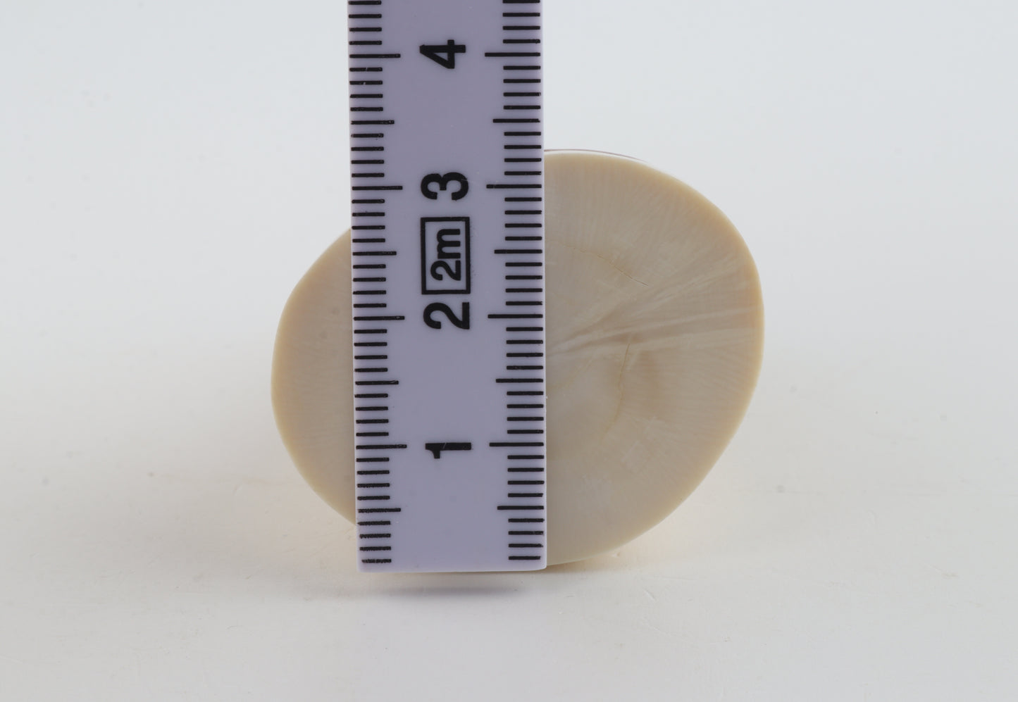 Round mammoth tusk piece