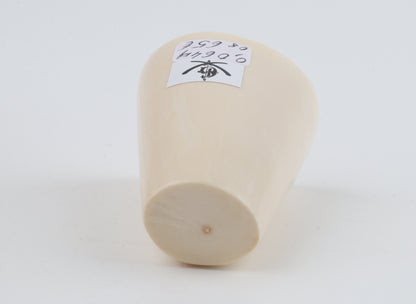 Round mammoth tusk piece