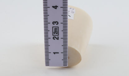 Round mammoth tusk piece