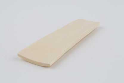 White mammoth ivory segment