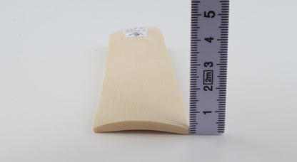 White mammoth ivory segment