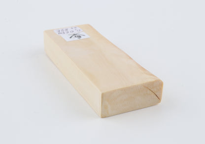 White mammoth ivory segment