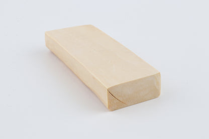 White mammoth ivory segment