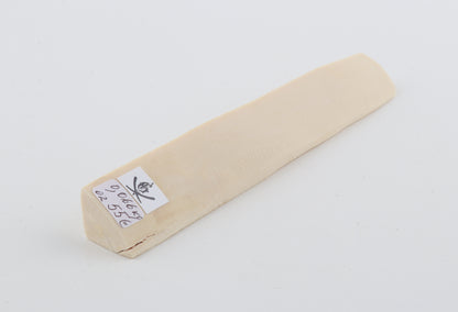 White mammoth ivory segment