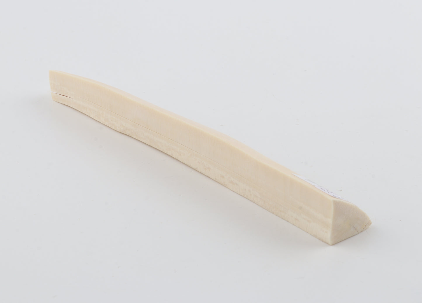 White mammoth ivory segment