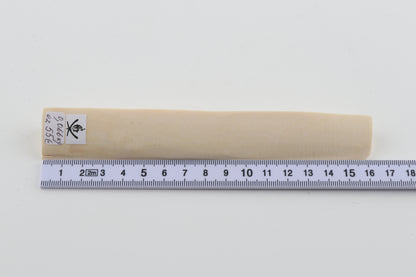 White mammoth ivory segment