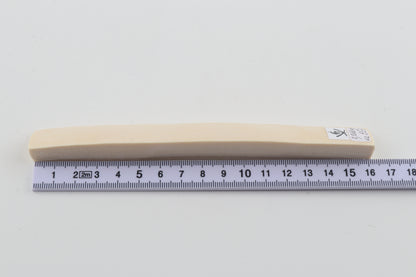 White mammoth ivory segment