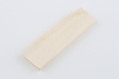 White mammoth ivory segment