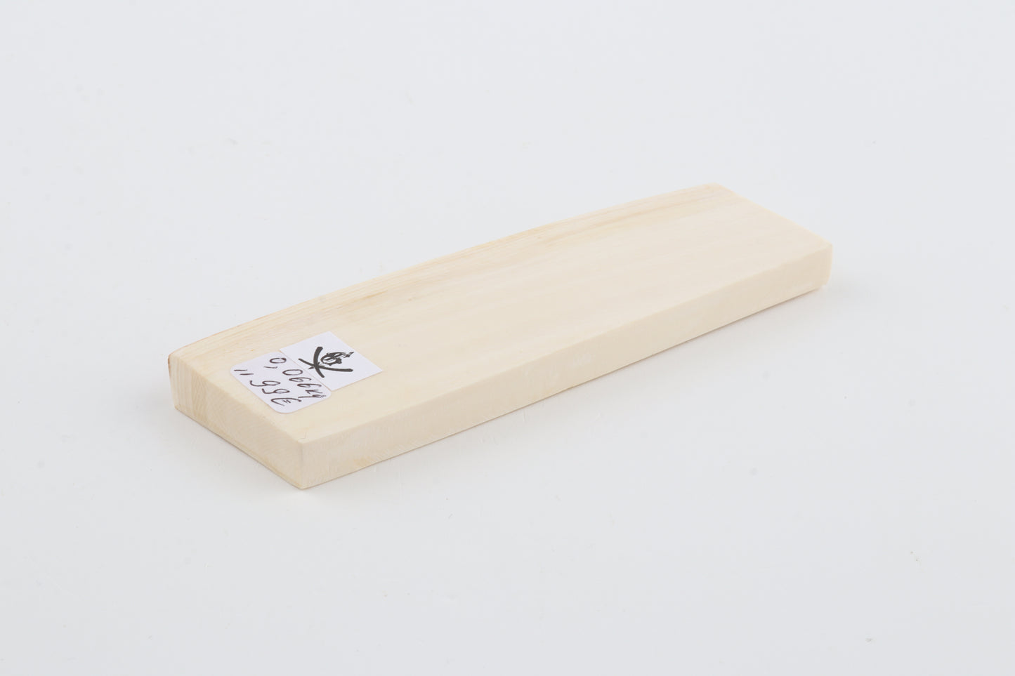 White mammoth ivory segment