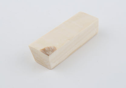 White mammoth ivory segment