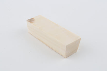 White mammoth ivory segment