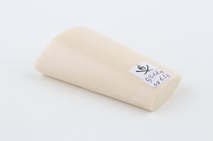 White mammoth ivory segment