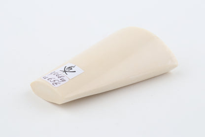 White mammoth ivory segment
