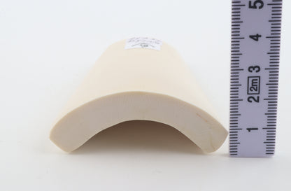 White mammoth ivory segment