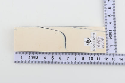 Stabilized mammoth ivory piece