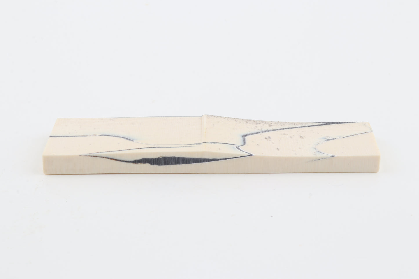 Stabilized mammoth ivory piece