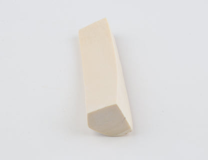 White mammoth ivory segment