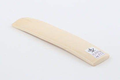 White mammoth ivory segment