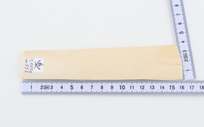 White mammoth ivory segment