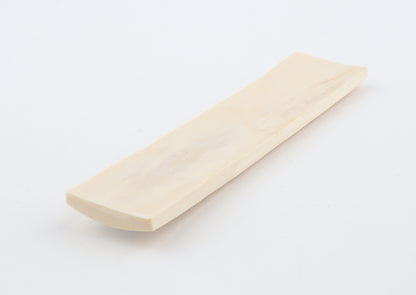White mammoth ivory segment