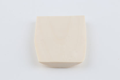 White mammoth ivory segment