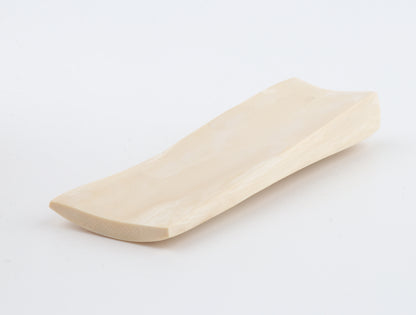White mammoth ivory segment