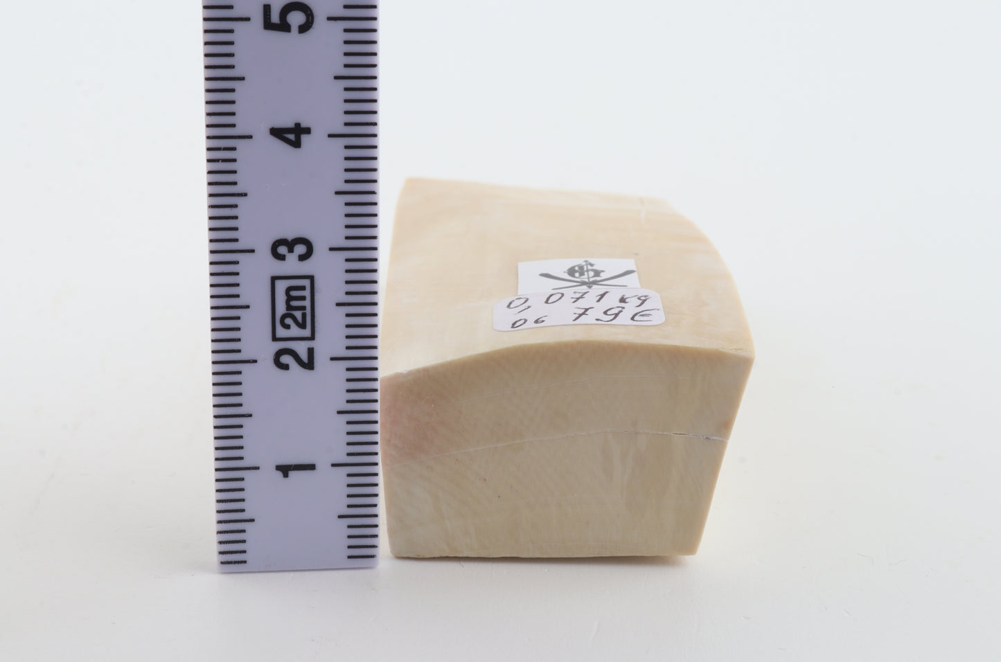 Natural mammoth ivory piece