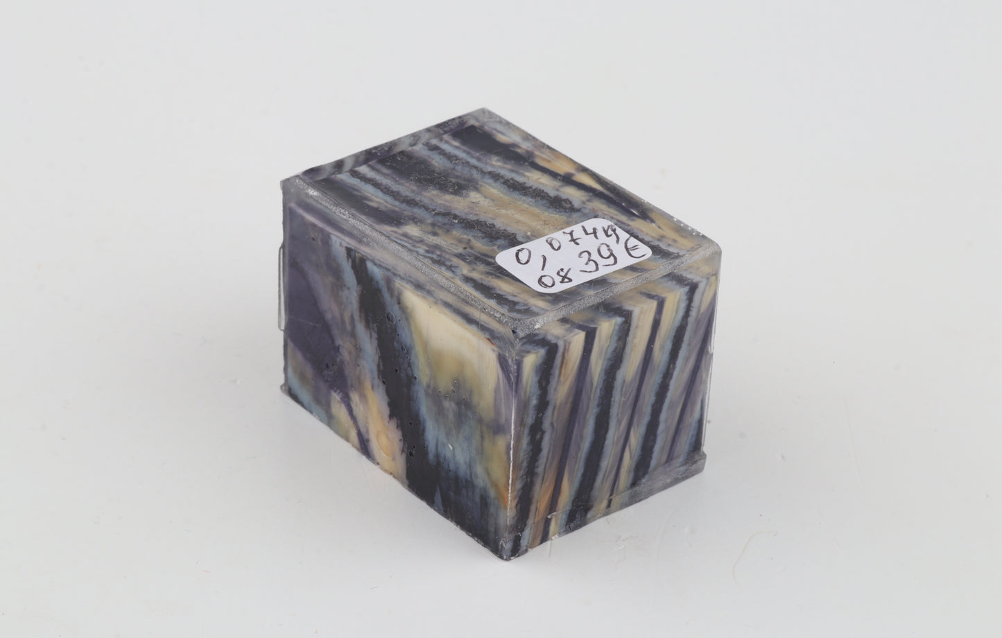 Stabilized mammoth molar piece