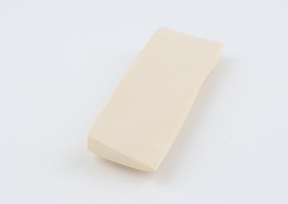 White mammoth ivory segment