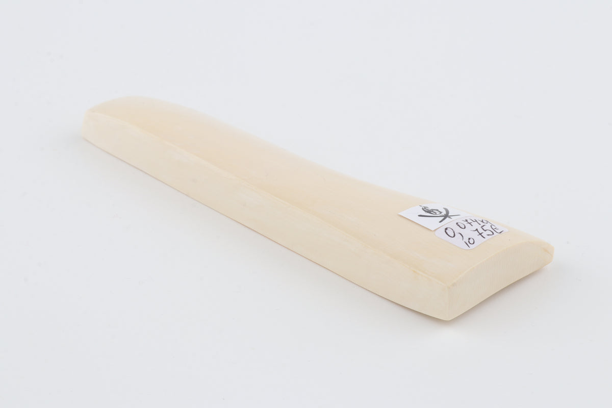 White mammoth ivory segment