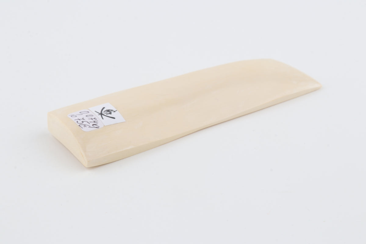 White mammoth ivory segment