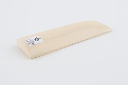 White mammoth ivory segment
