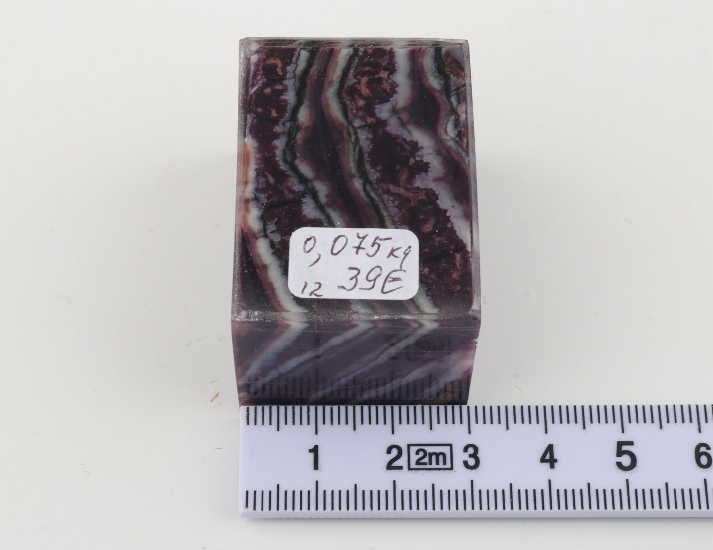 Stabilized mammoth molar piece