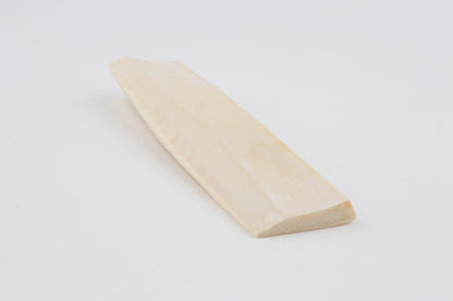 White mammoth ivory segment