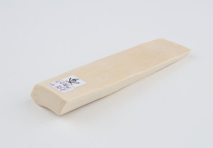 White mammoth ivory segment
