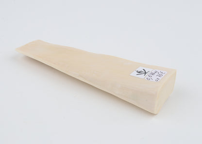 White mammoth ivory segment