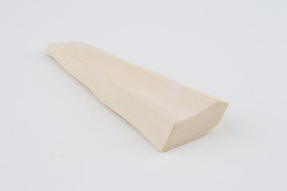 White mammoth ivory segment
